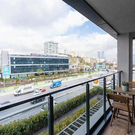 Near Airport Metro 1-bdr Wi-fipoolgym Κωνσταντινούπολη